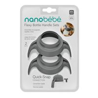 NanobébéFlexy Bottle Handle Set - Grey